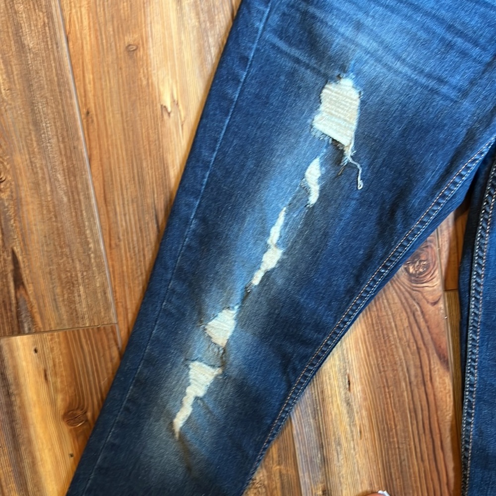 Levi’s Distressed 524 Too Superlow Jeans, Size 1M (25x32) - Picture 5 of 15